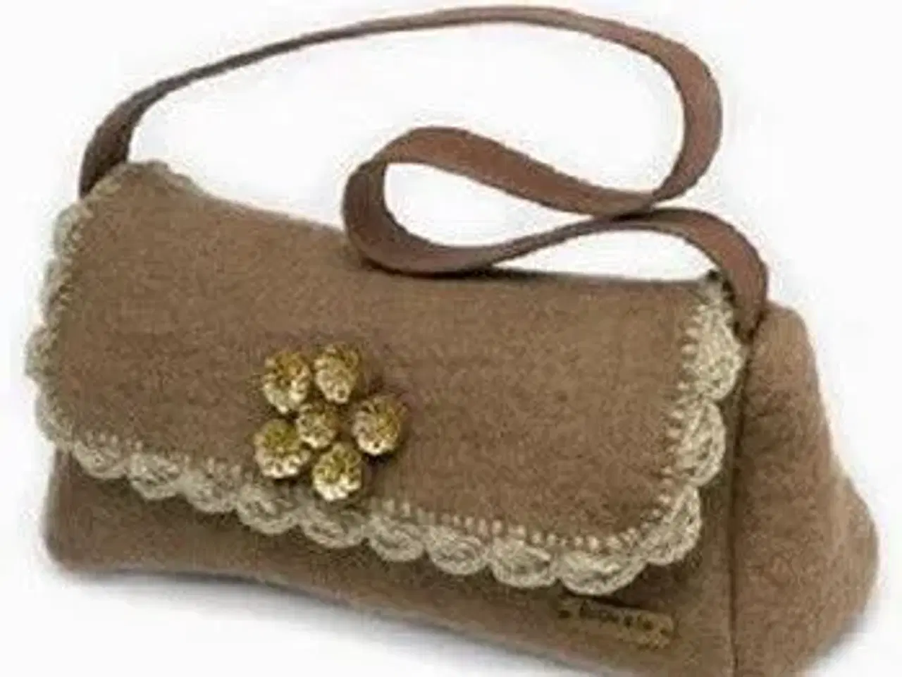 Billede 1 - Håndtaske i filtet uld, Én Gry og Sif