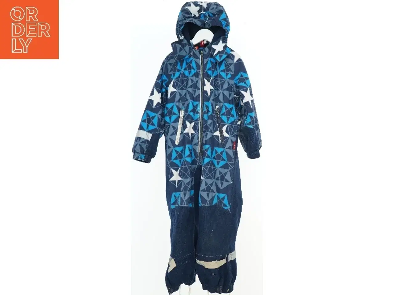 Billede 1 - Blå flyverdragt med mønster fra Reima (str. 116)