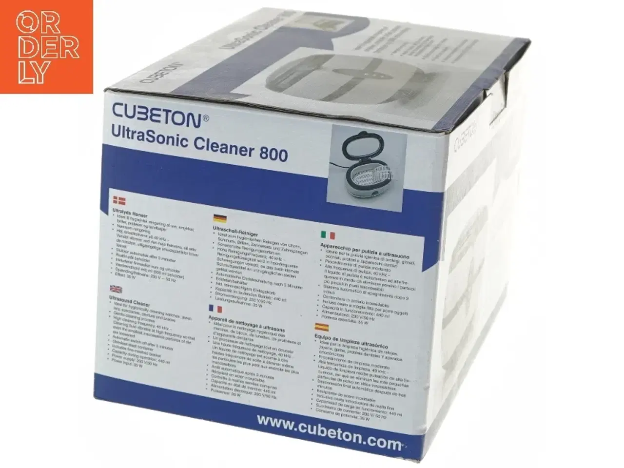 Billede 3 - Cubeton ultralydsrenser 800 fra Cubeton (str. 25x17x16 cm)