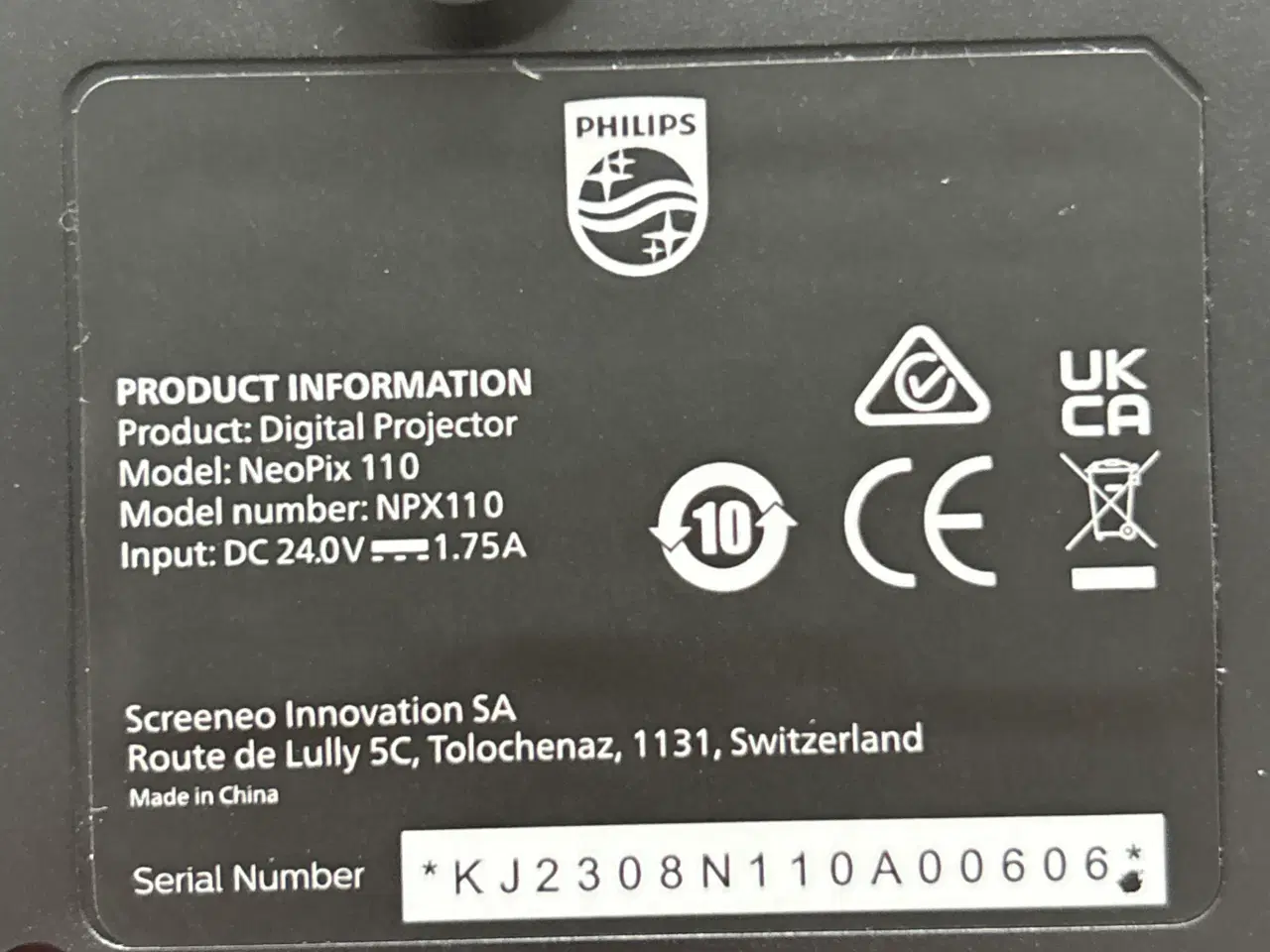 Billede 4 - Philips NeoPix 110 projektor (sort)