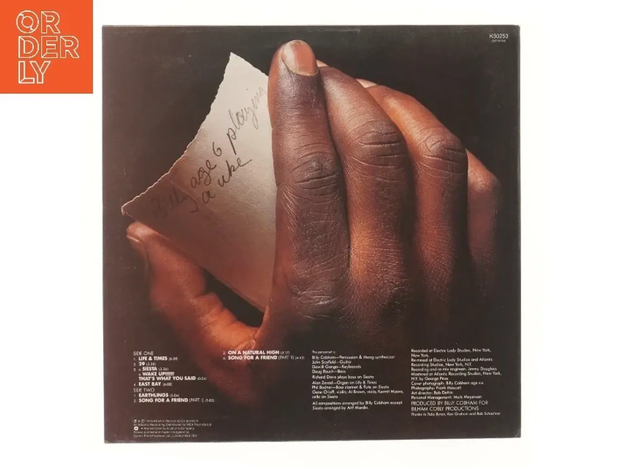 Billede 2 - Billy Cobham Life & Times Vinyl LP fra Atlantic Records