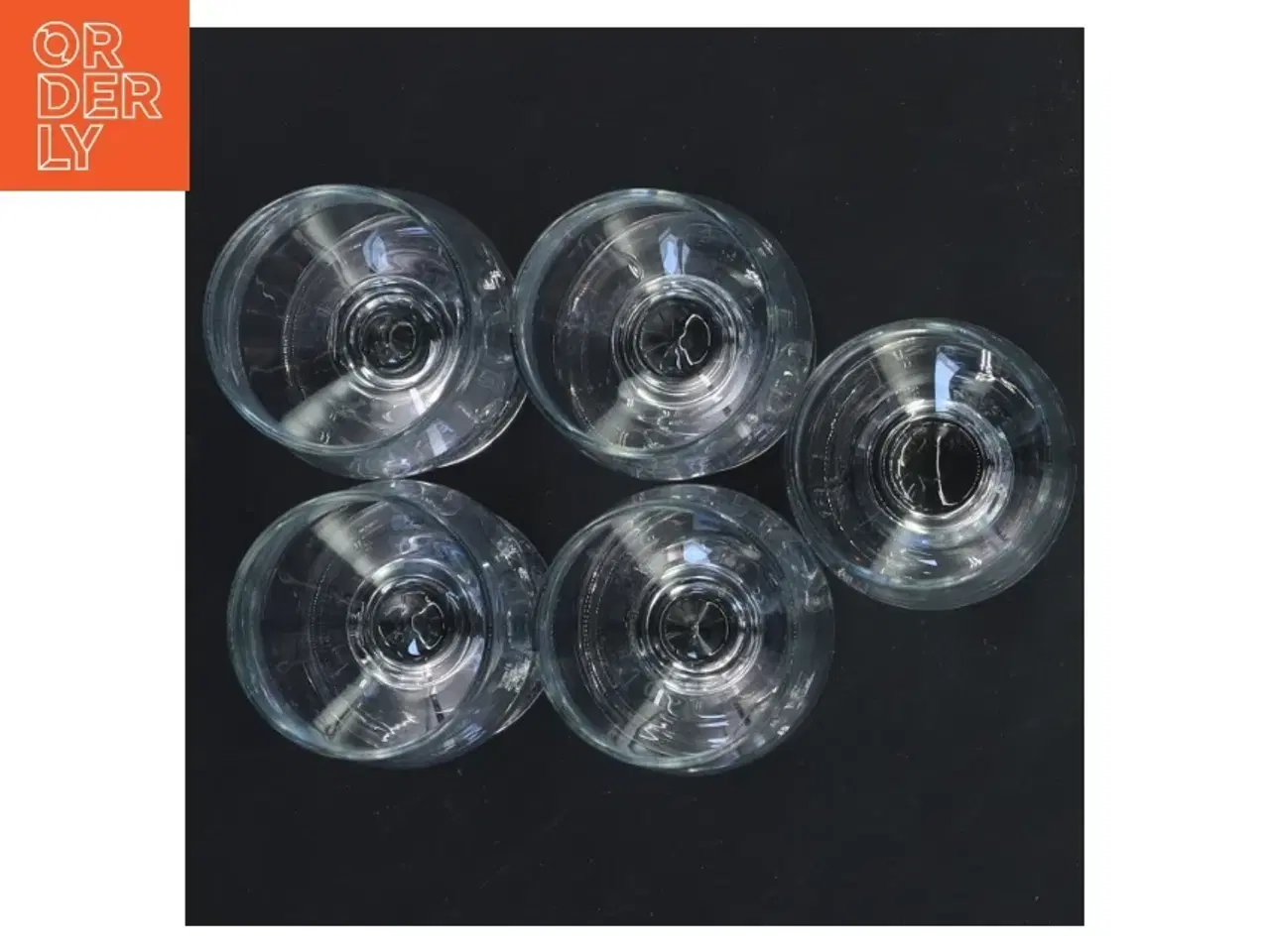 Billede 3 - Sæt med 5 glas (str. Ø 4,5x9 cm)