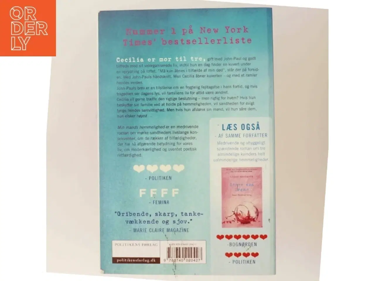 Billede 3 - Min mands hemmelighed af Liane Moriarty (Bog)