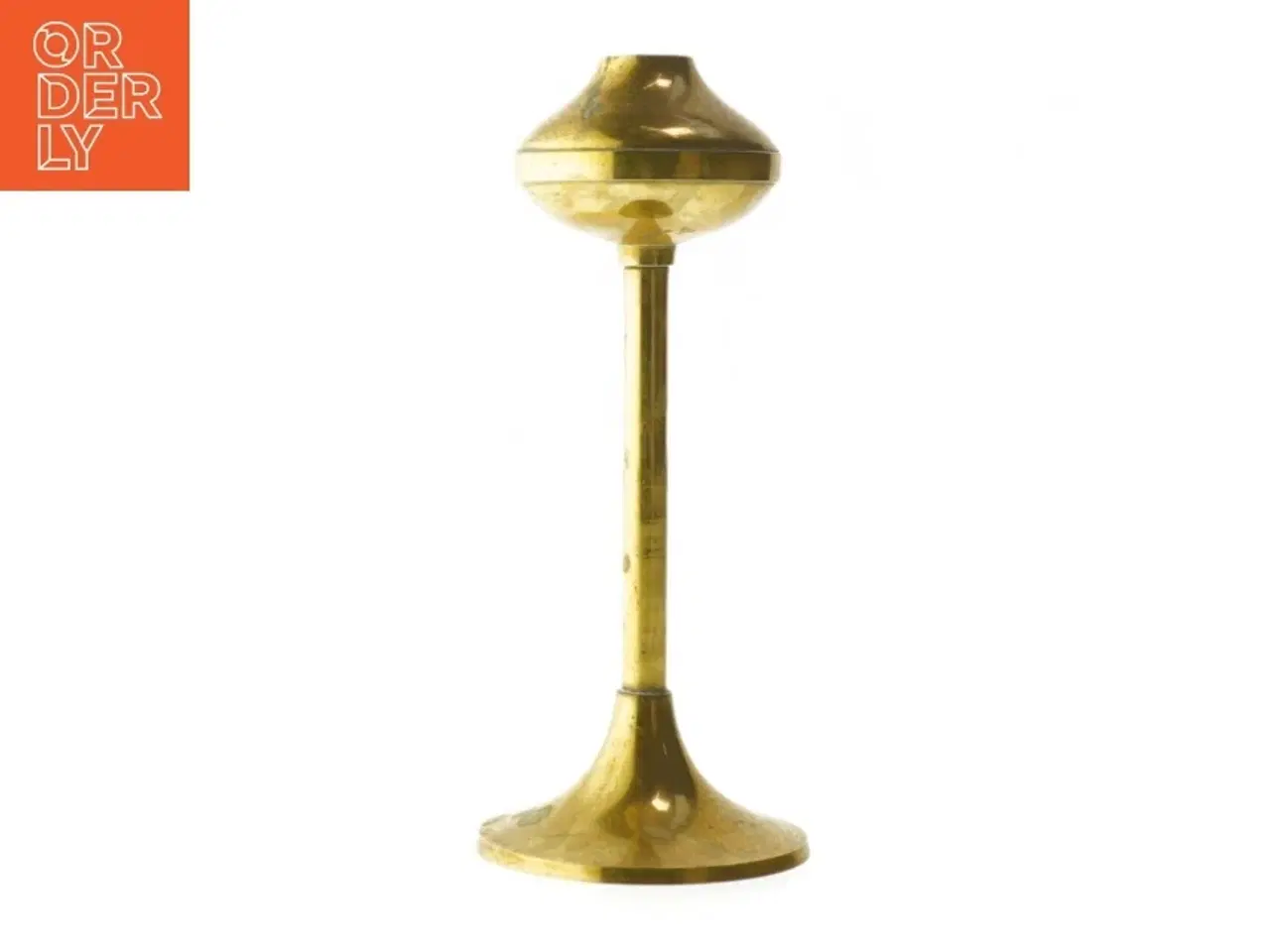 Billede 1 - Messing lysestage (str. 18 cm)