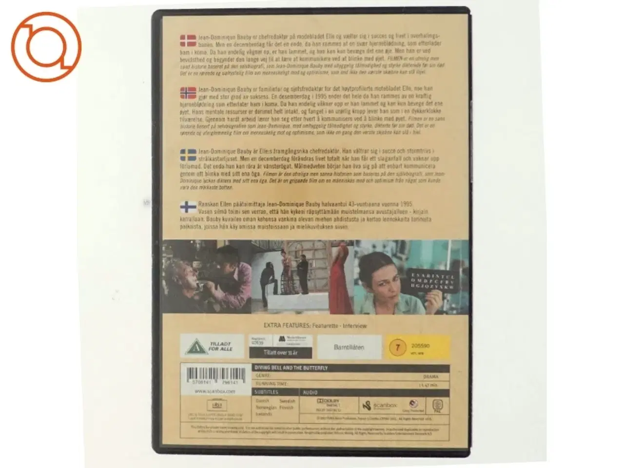 Billede 3 - Diving Bell and the Butterfly (DVD)