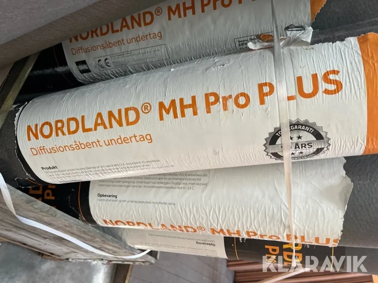 Billede 2 - LOT: Undertag Nordland MH Pro PLUS diffusions åben - 50 ruller