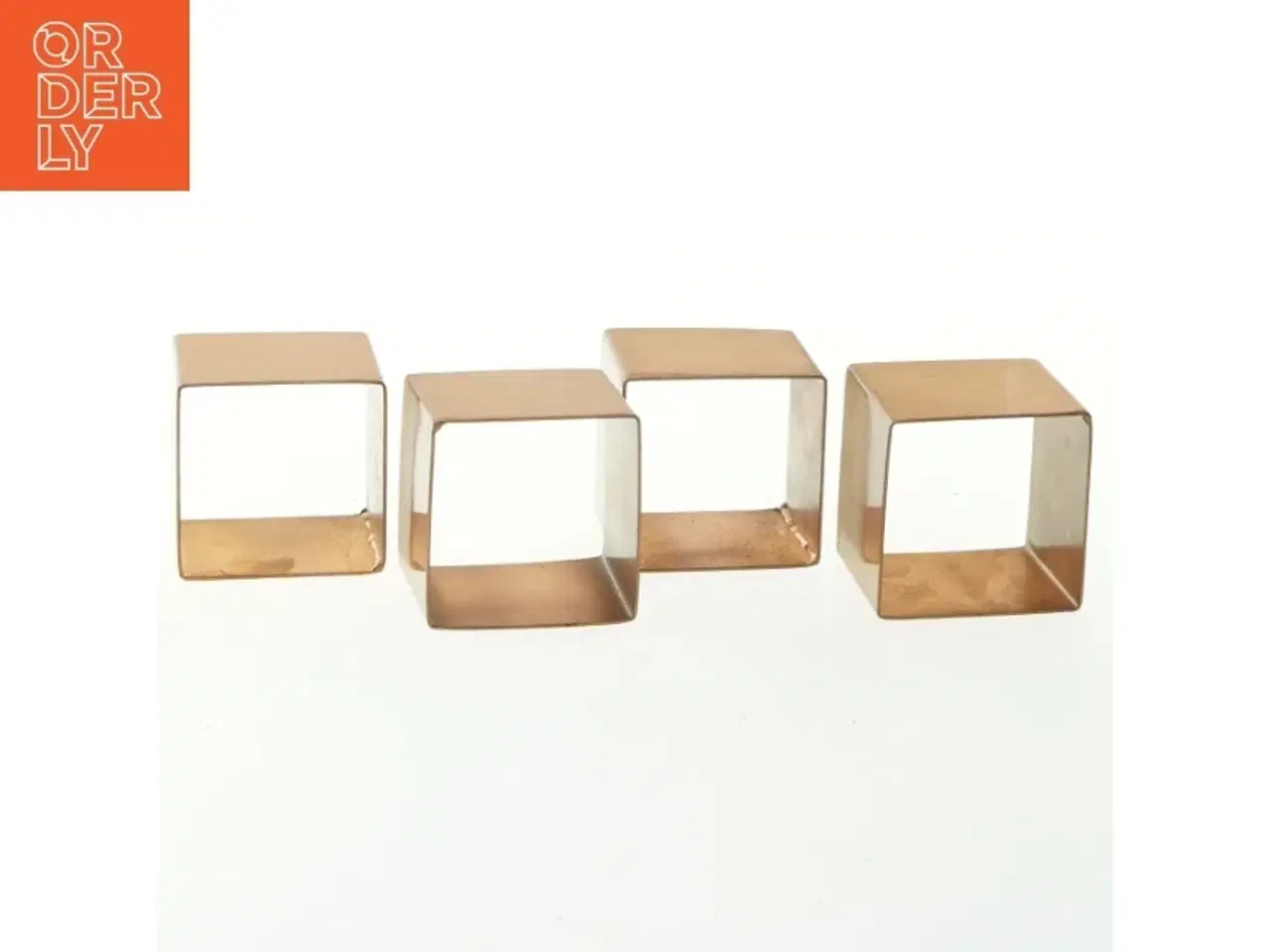 Billede 1 - Kobber servietringe fra Palma (str. 5x5 cm)