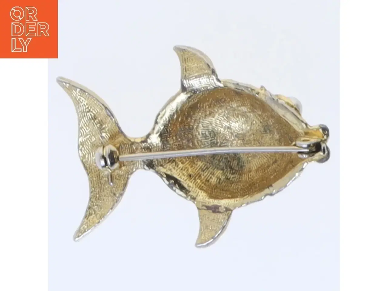 Billede 2 - Fiskeformet broche (str. 5 cm)