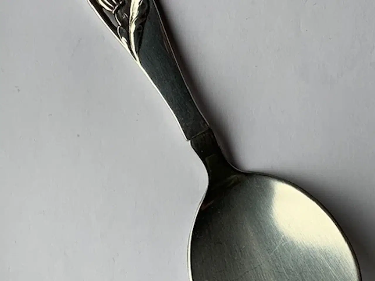 Billede 1 - Serveringsspade m/blomst, knop, 3 tårnet og rustfr