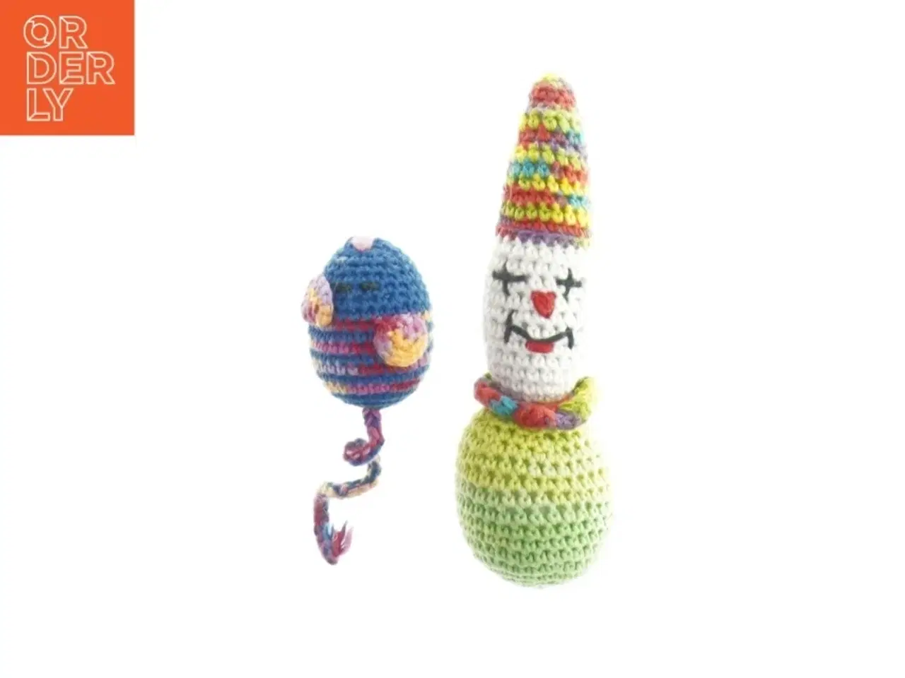 Billede 2 - Hæklede bamser (str. 17 x 5 og 6 x 4 cm)