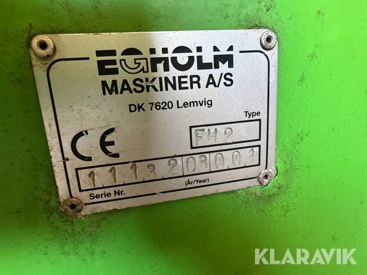 Billede 5 - Redskabsbærer Egholm Maskiner A/S FH 2