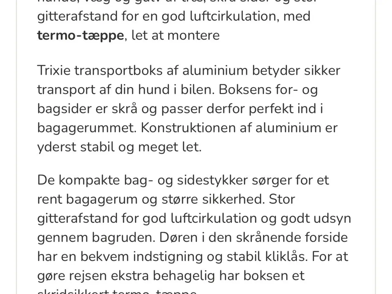 Billede 5 - Trixie transportbur