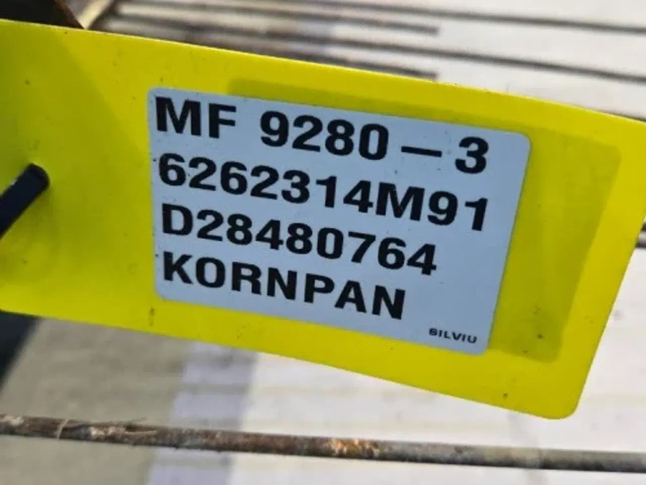 Billede 16 - Massey Ferguson 9280 Tilløbsplan 6262314M91