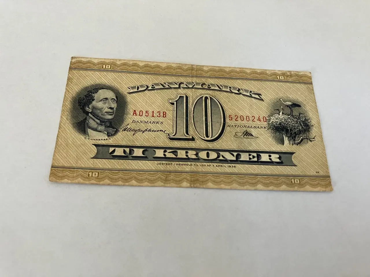 Billede 1 - 10 Kroner 1951 A0 "Blindetier"