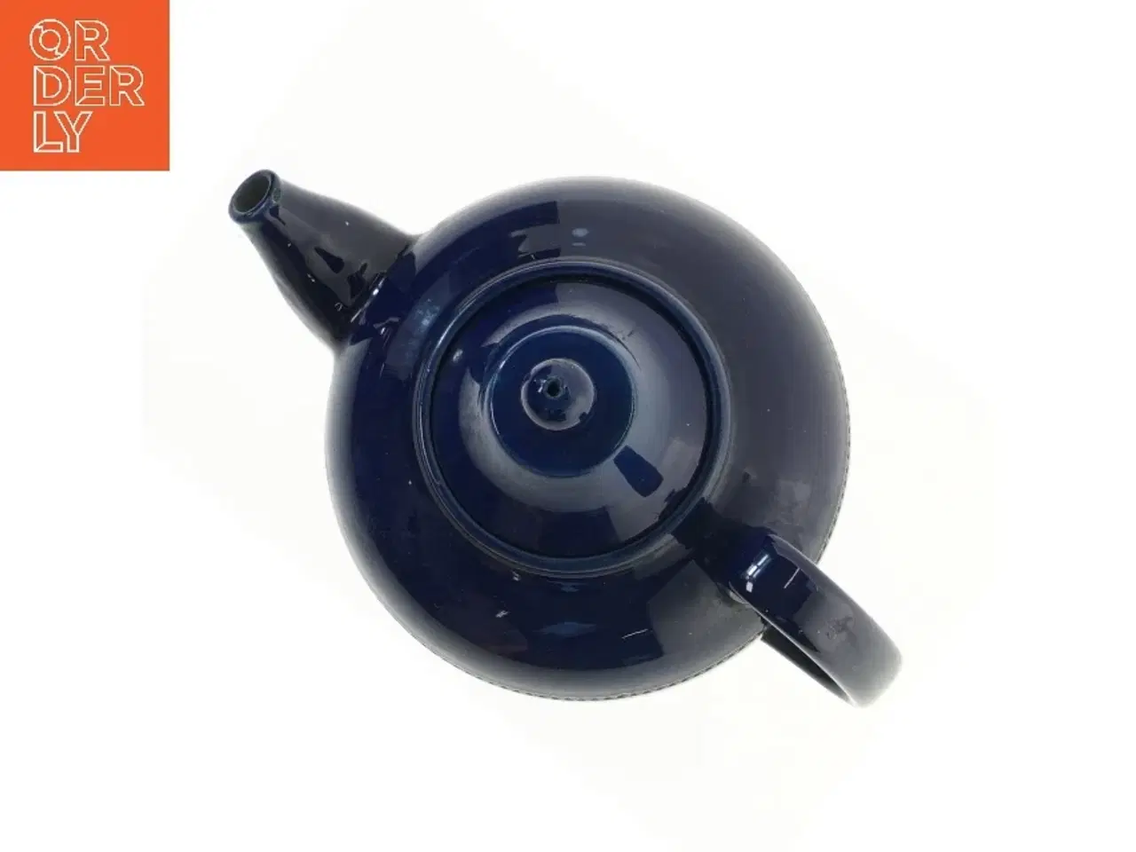 Billede 2 - Stor blå tekande (str. Ø 17x14 cm)