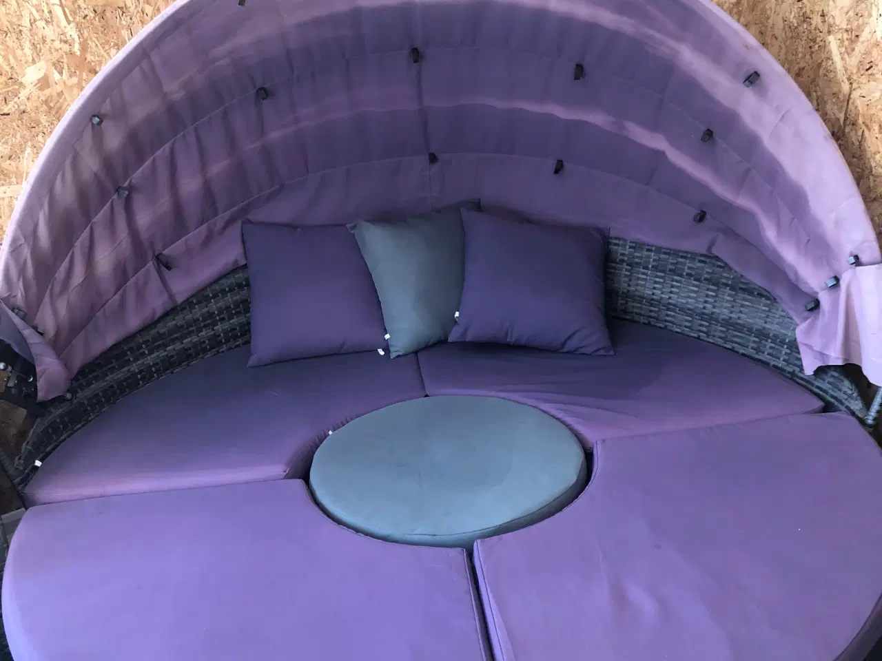 Billede 1 - Rund udendørs daybed