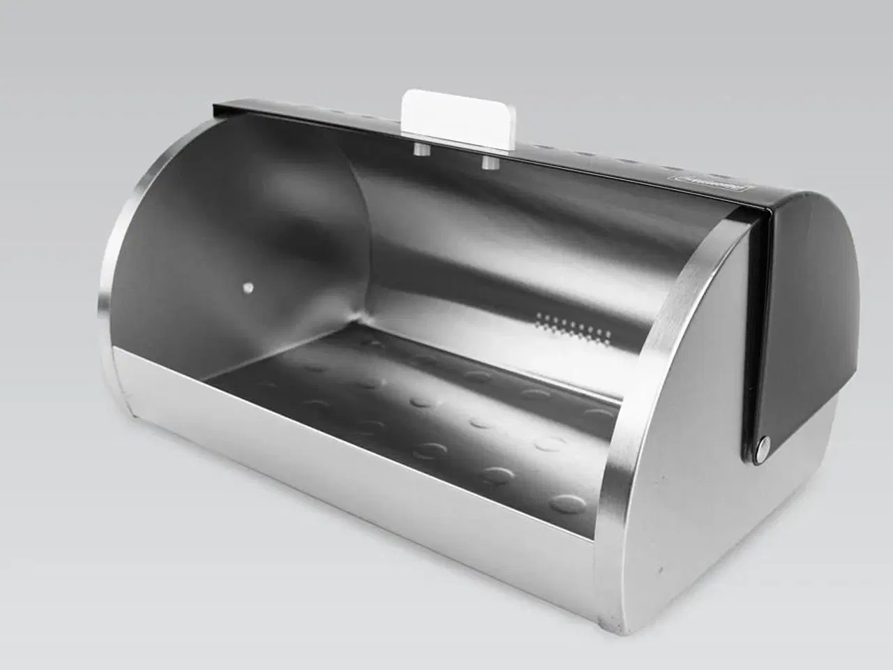 Billede 2 - Brødkasse Maestro – sort, rustfrit stål (MR-1676)