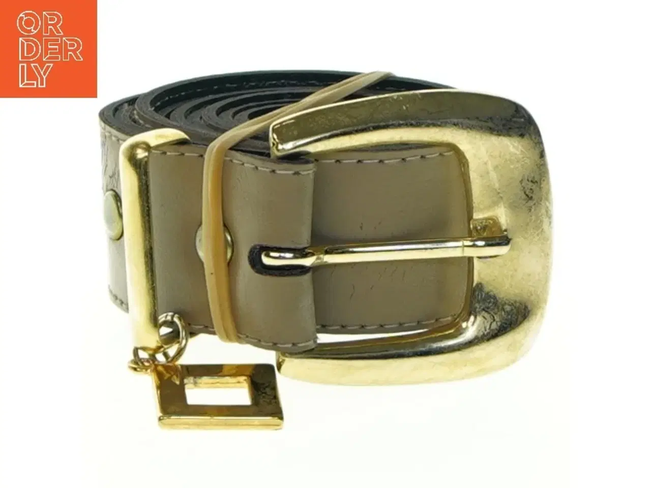 Billede 1 - Læderbælte (str. Længde, 96 cm b 3 cm)