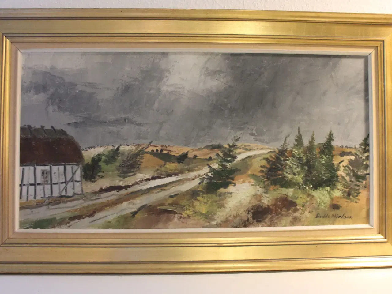 Billede 1 - Maleri af Jørgen Budde Nielsen.