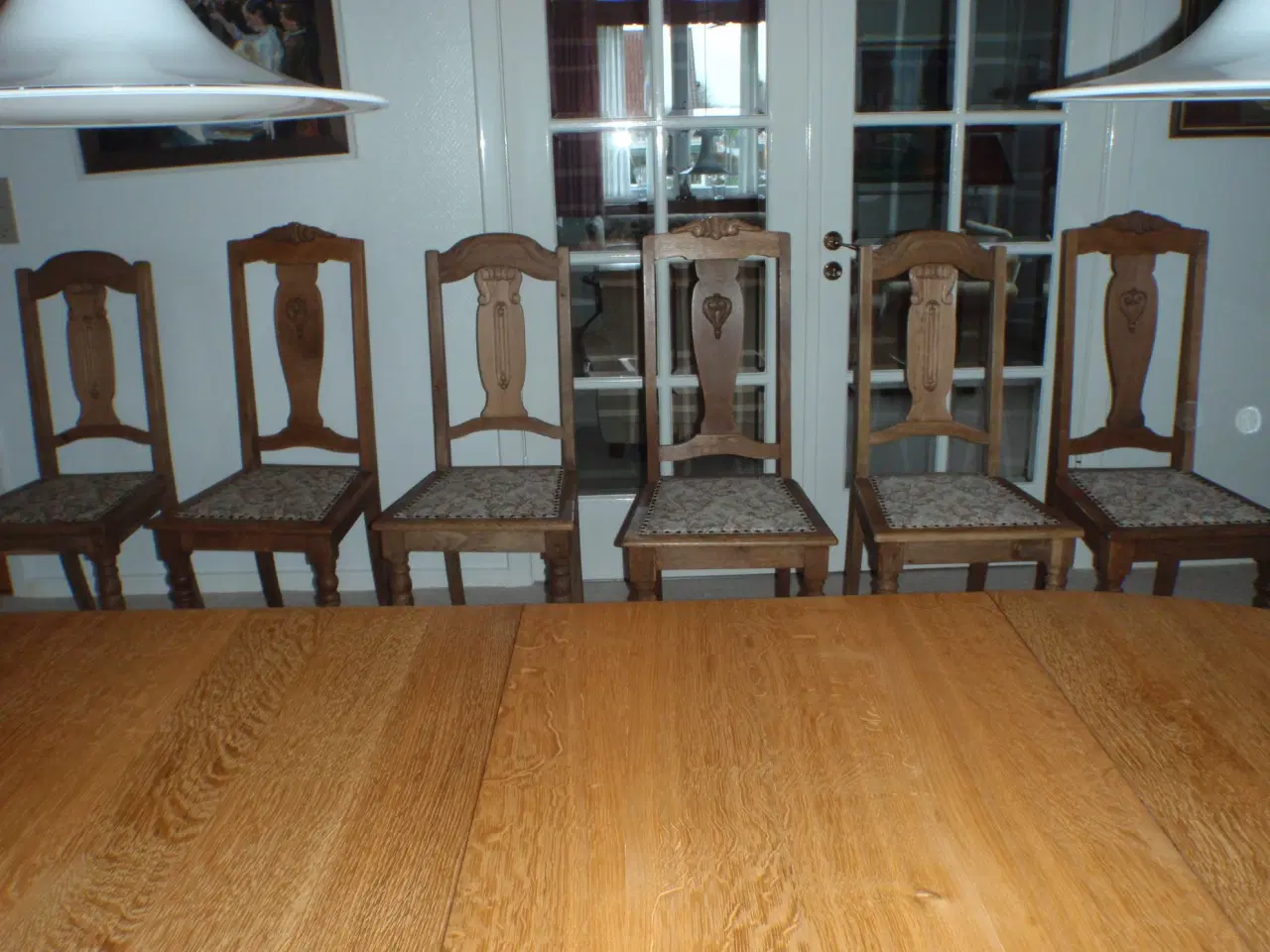 Billede 3 - Spisebord 1,2 x 4,2 m med 12 stole min 1,2 m rundt