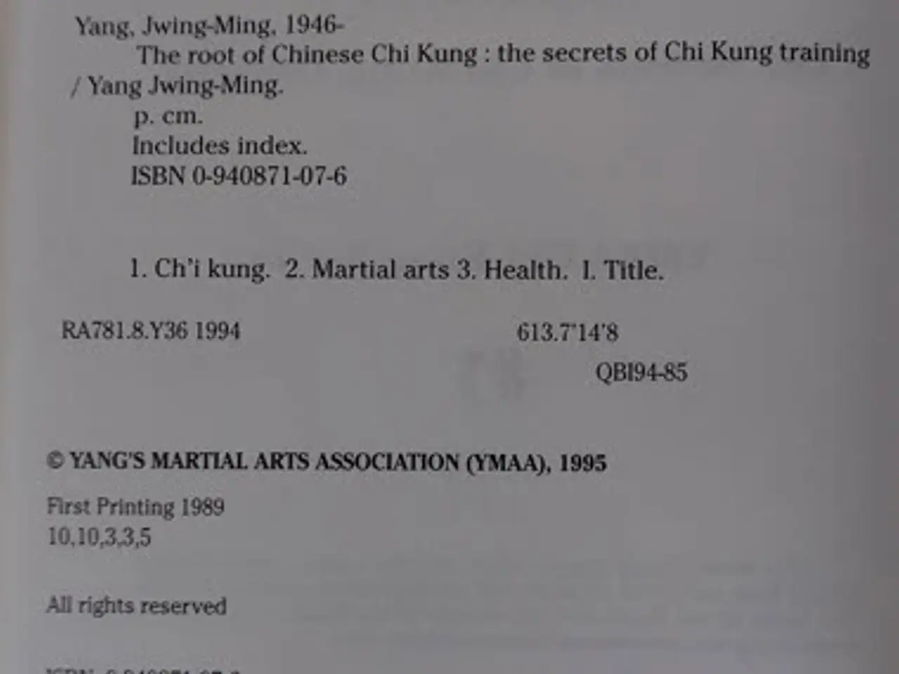 Billede 2 - The Root of Chinese Chi Kung