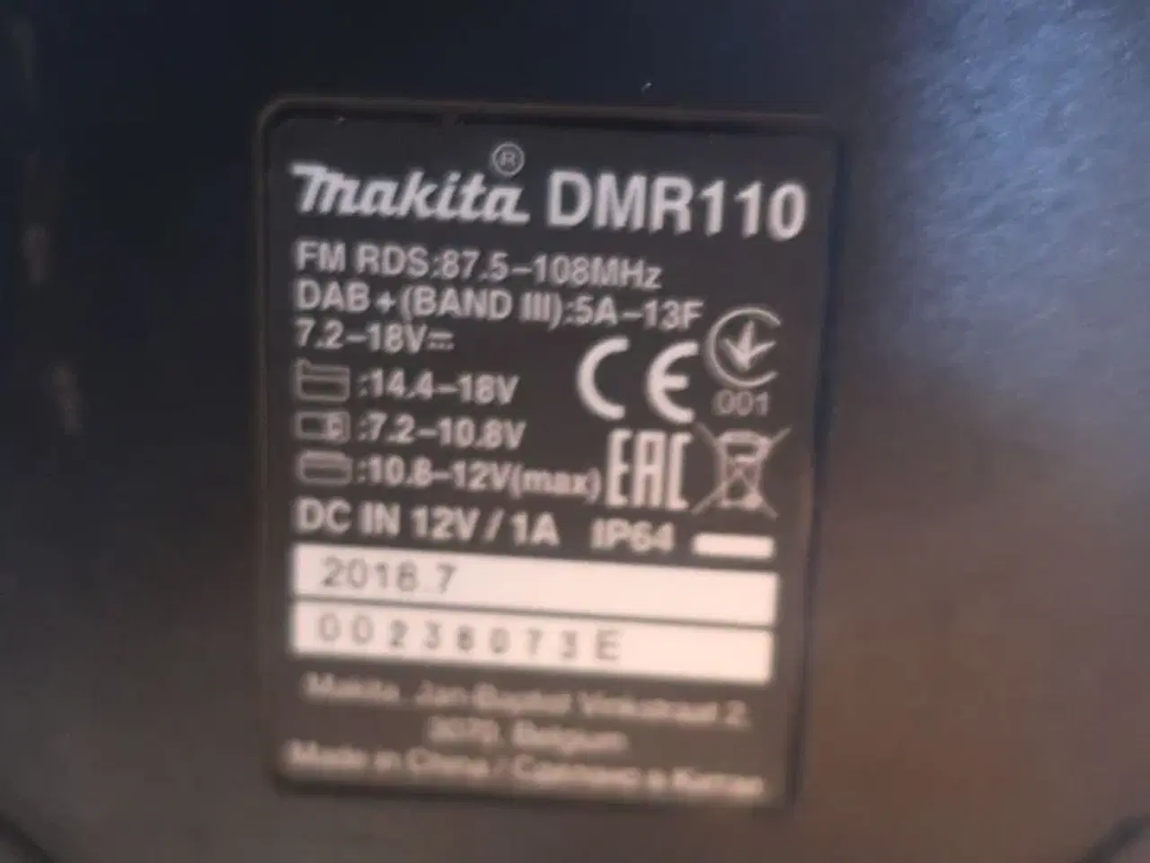 Billede 4 - Arbejdsradio MAKITA DMR110