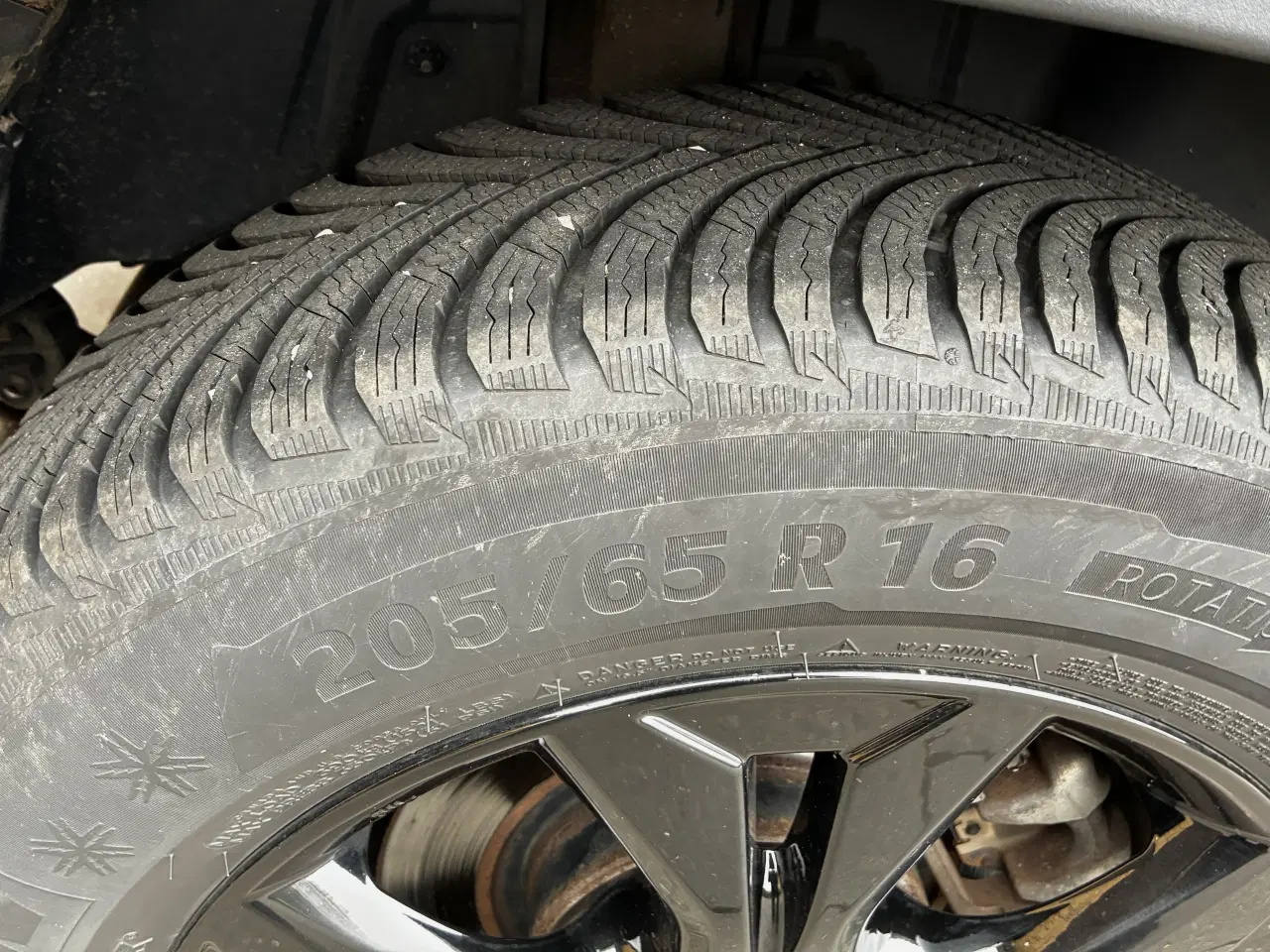 Billede 2 - ALU fælge med vinterdæk