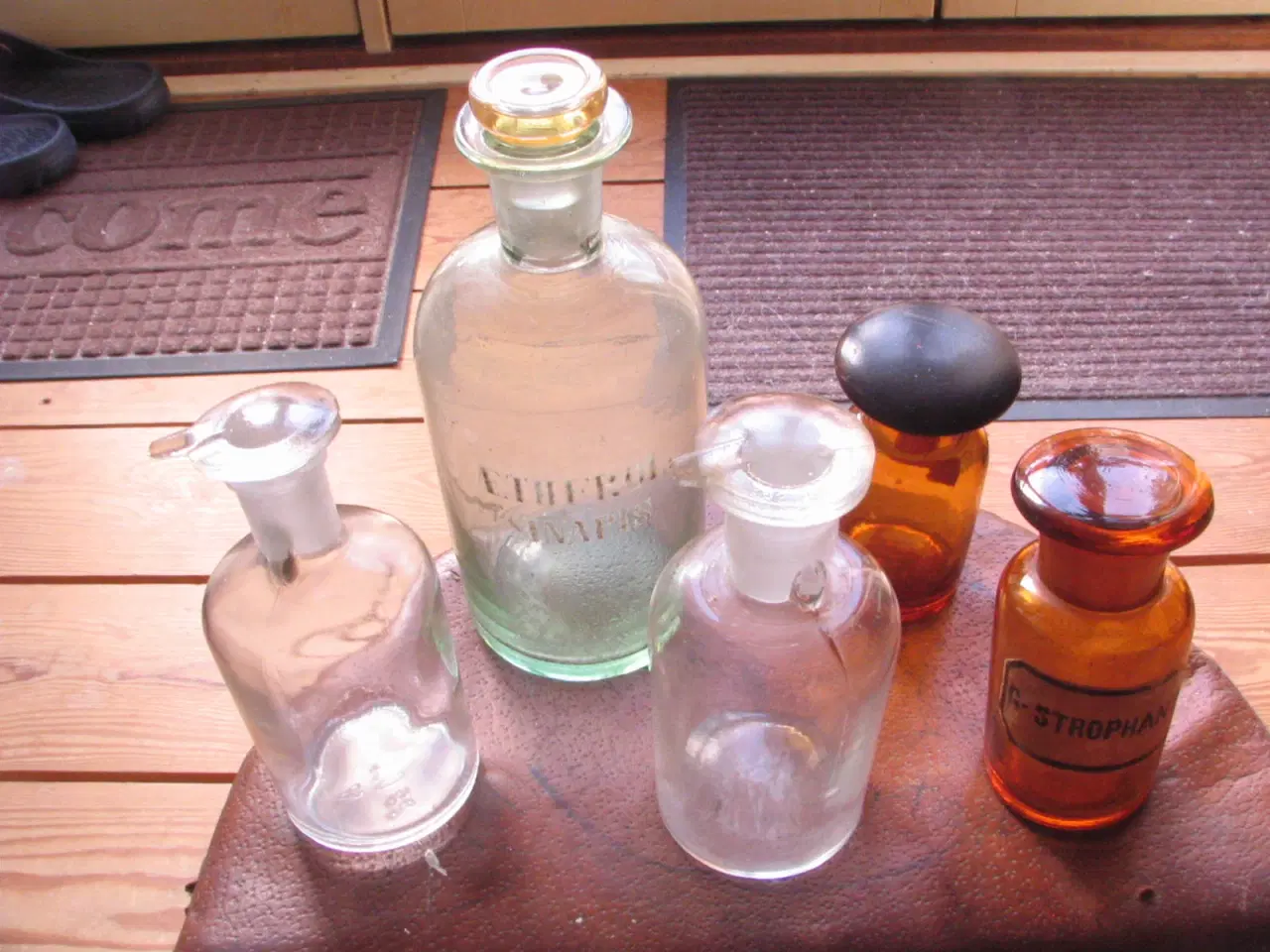 Billede 2 - Apotekerglas, små 5 stk.