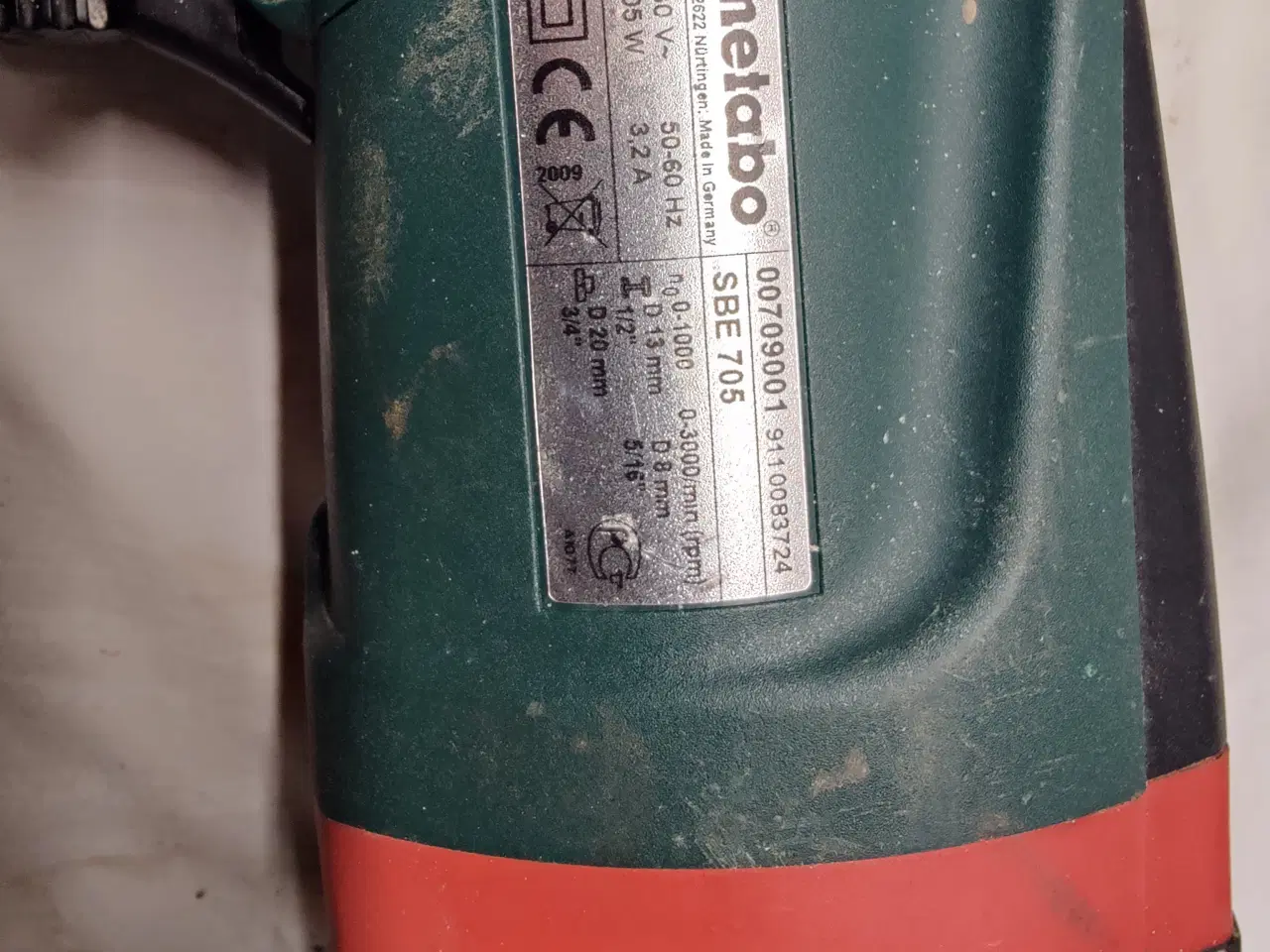 Billede 2 - Metabo Slagboremaskine SBE 705