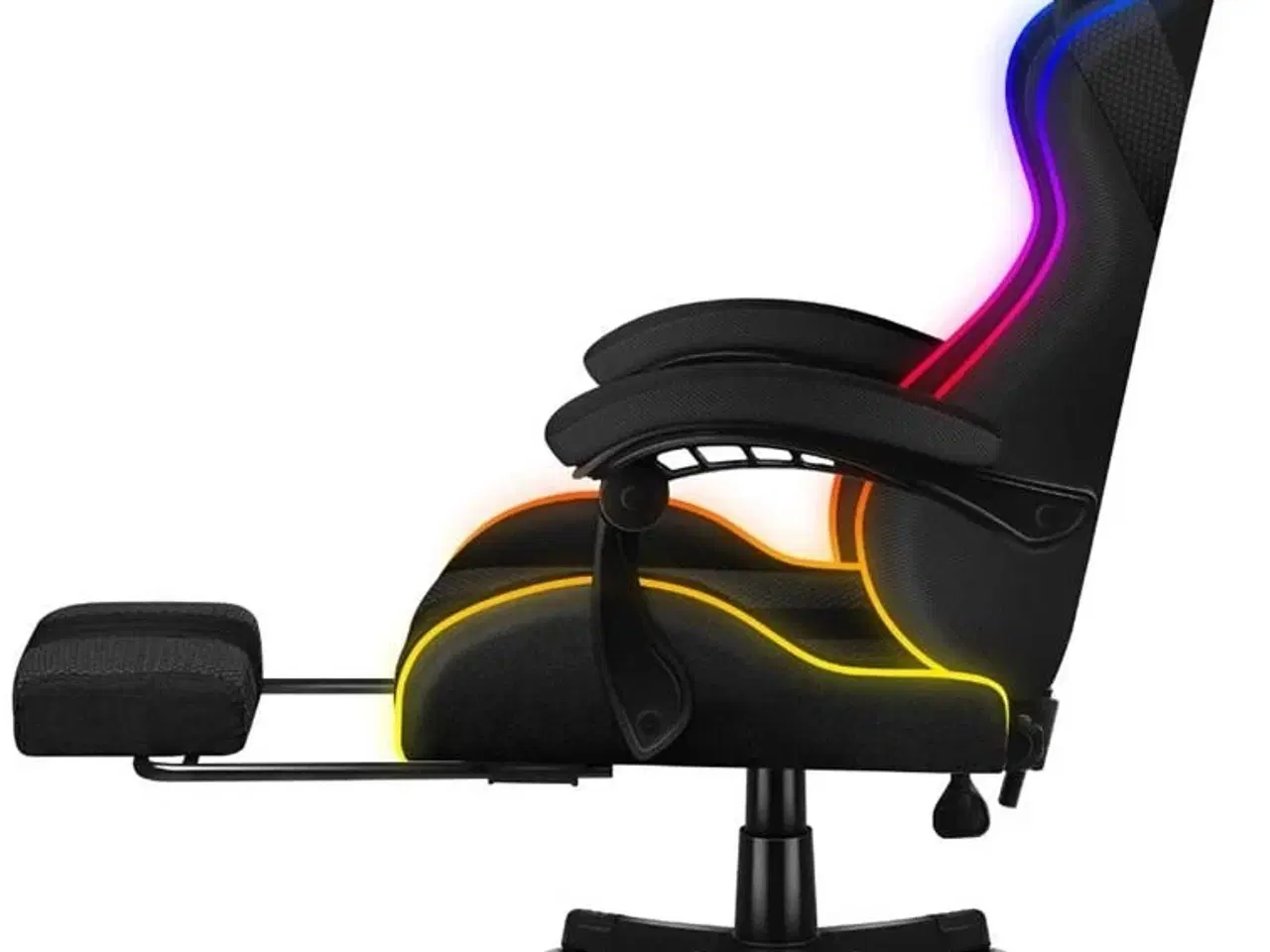 Billede 15 - Gamerstol Huzaro Force 4.7 RGB Mesh – ergonomisk med fodstøtte
