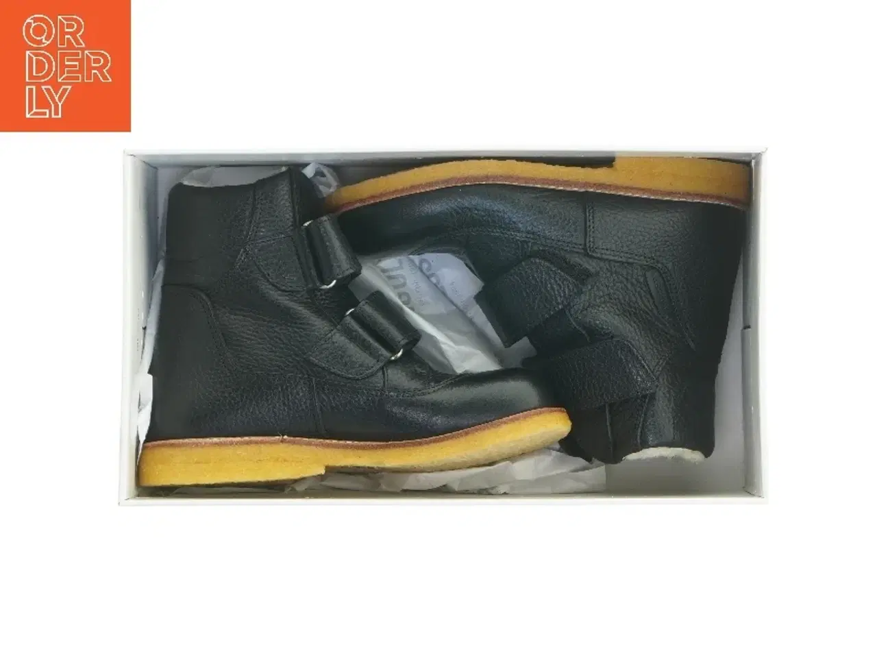 Billede 5 - Angulus TEX vinterstøvler i sort læder (str. 30 )