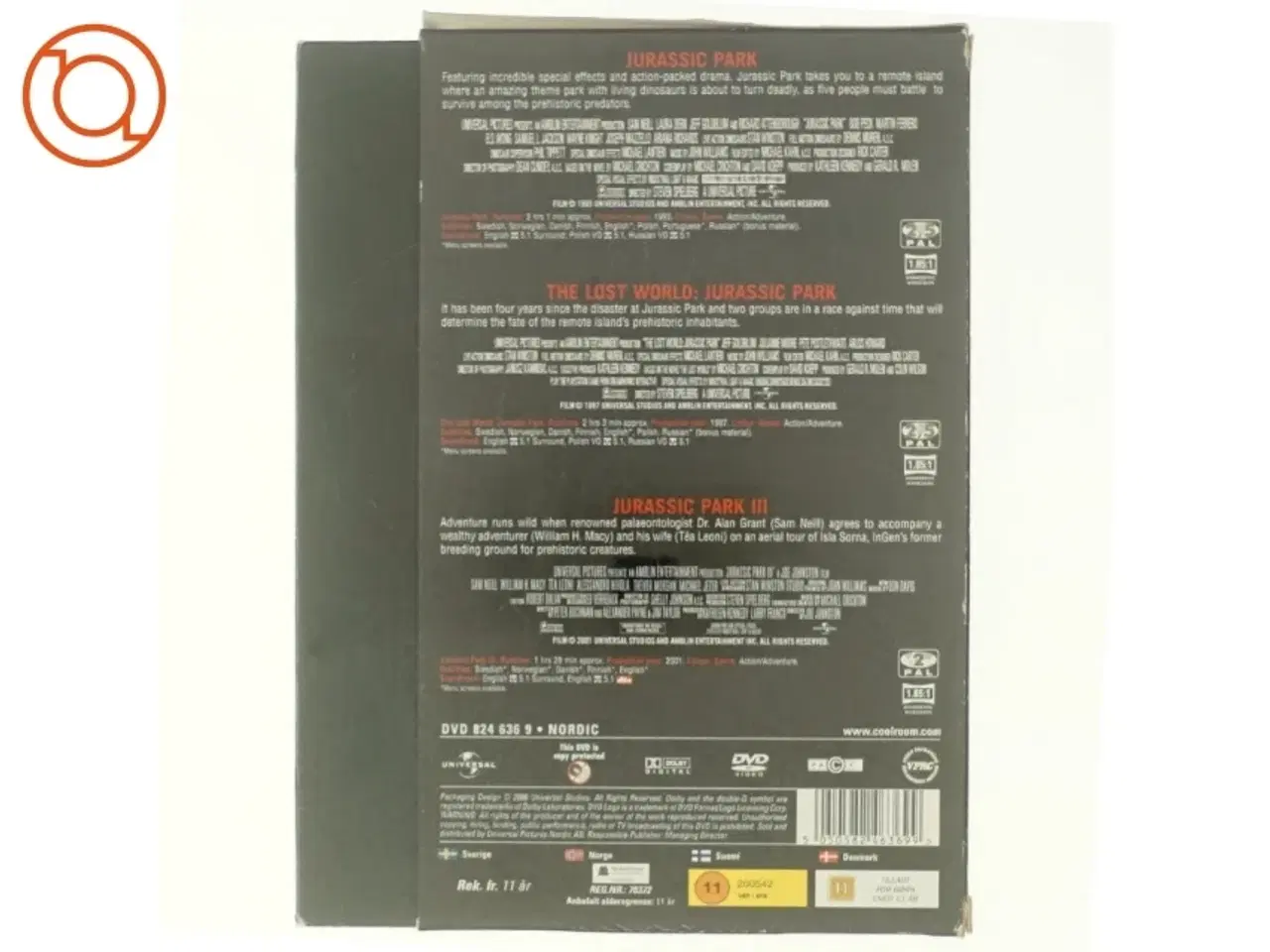 Billede 3 - Jurassic Park, trilogy pack