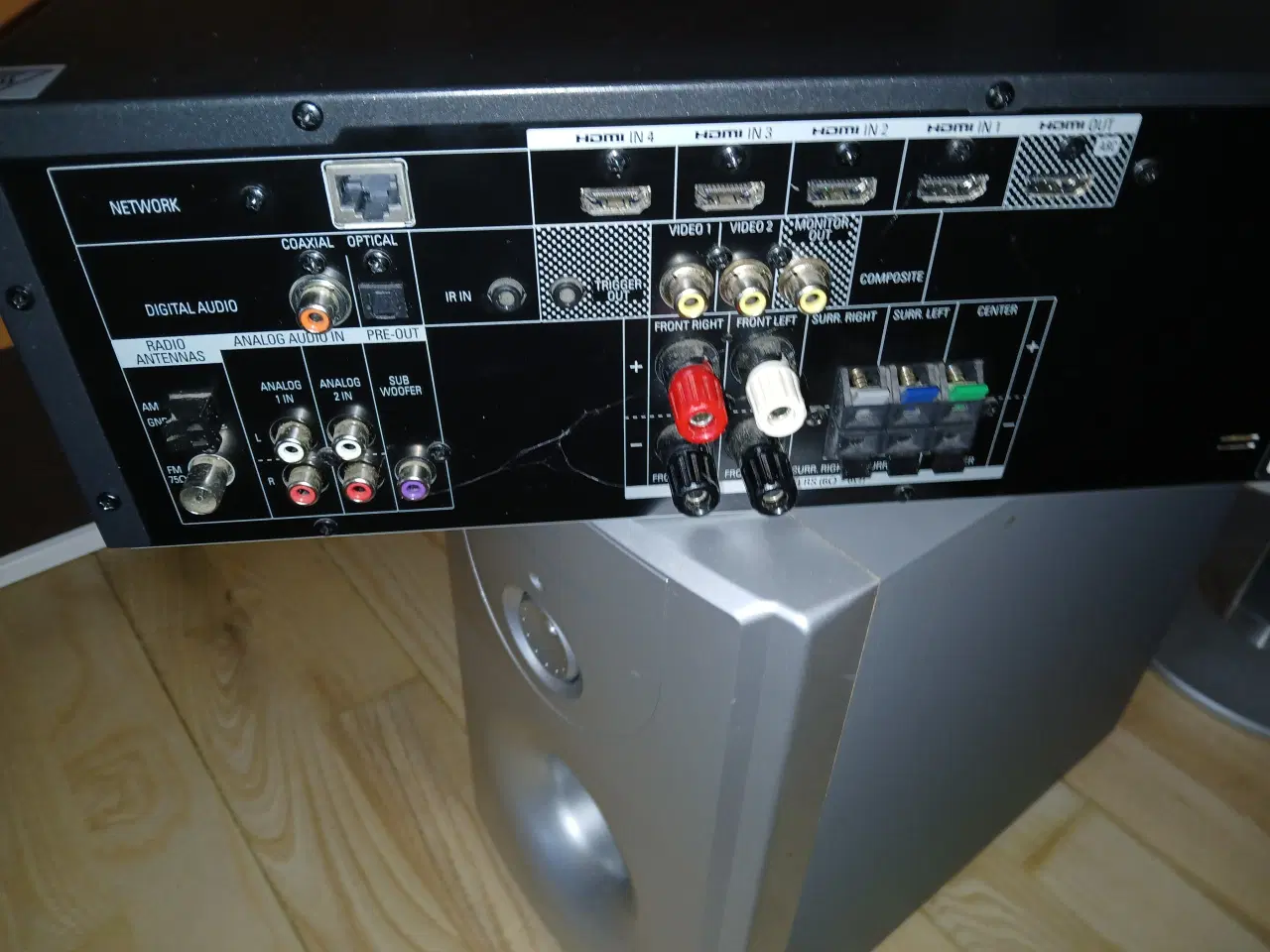 Billede 2 - Harman Kardon revi (Defekt) + surround højtalere