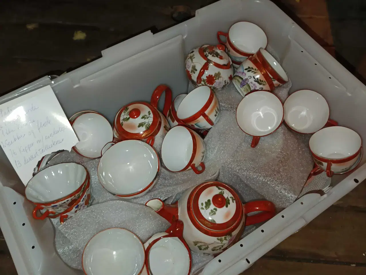 Billede 1 - Kinesisk kaffestel 