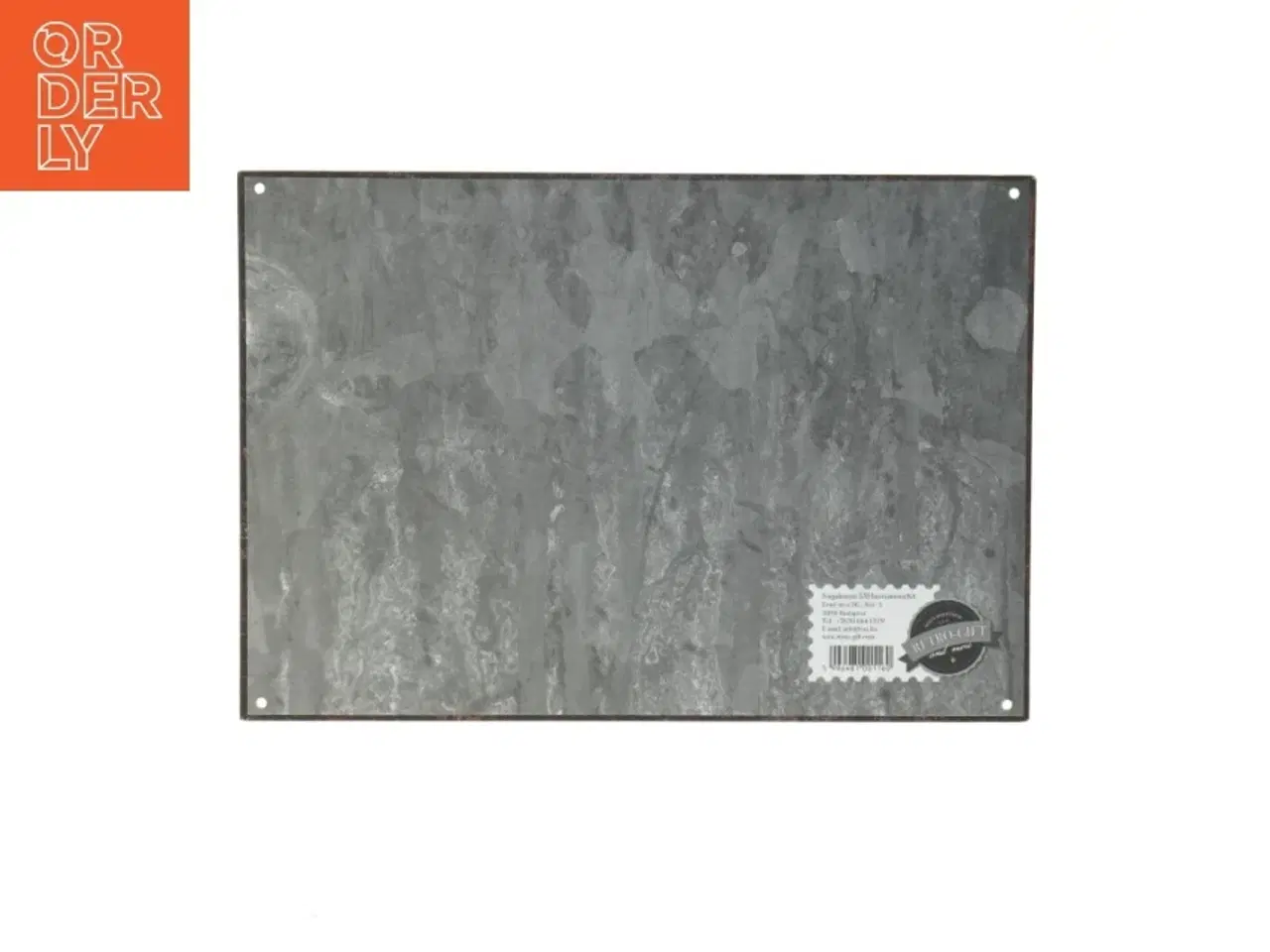 Billede 2 - Metalplakat med vinmotiv fra Retro Gift (str. 39x27 cm)