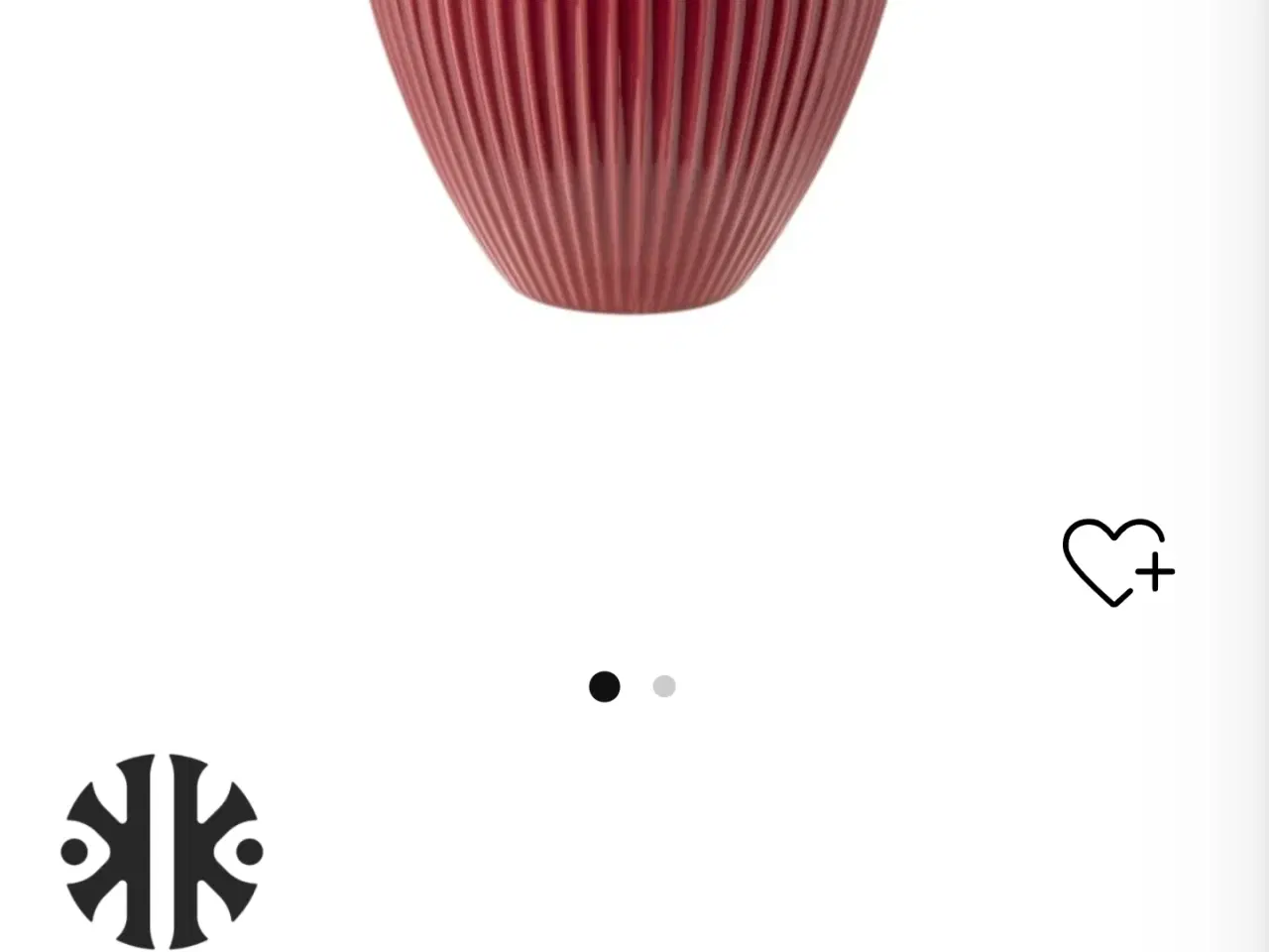 Billede 4 - Vase Knabstrup 27 cm