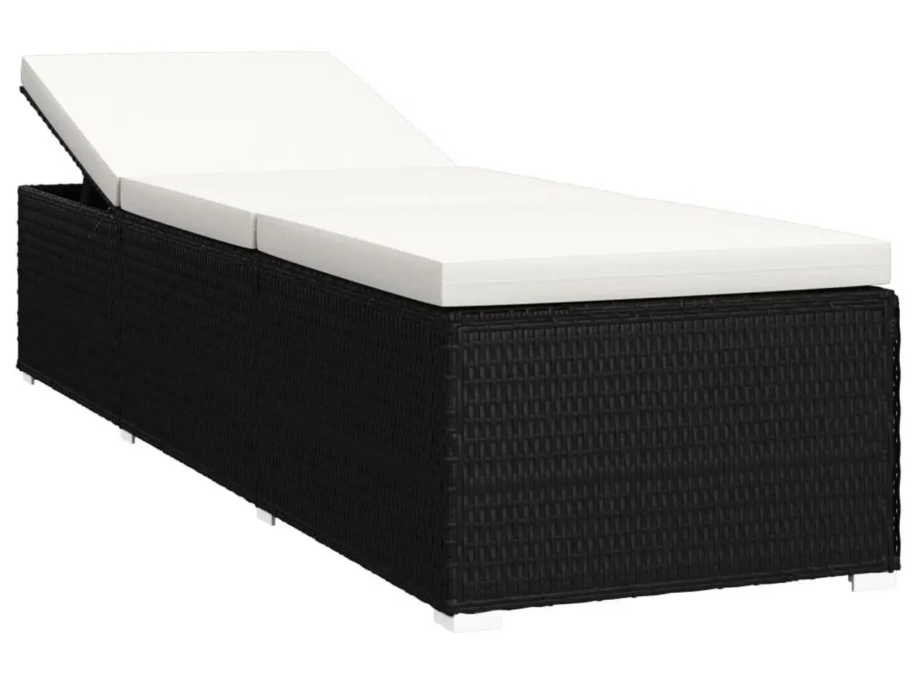 Billede 5 - Liggestole 3 dele med tebord polyrattan sort