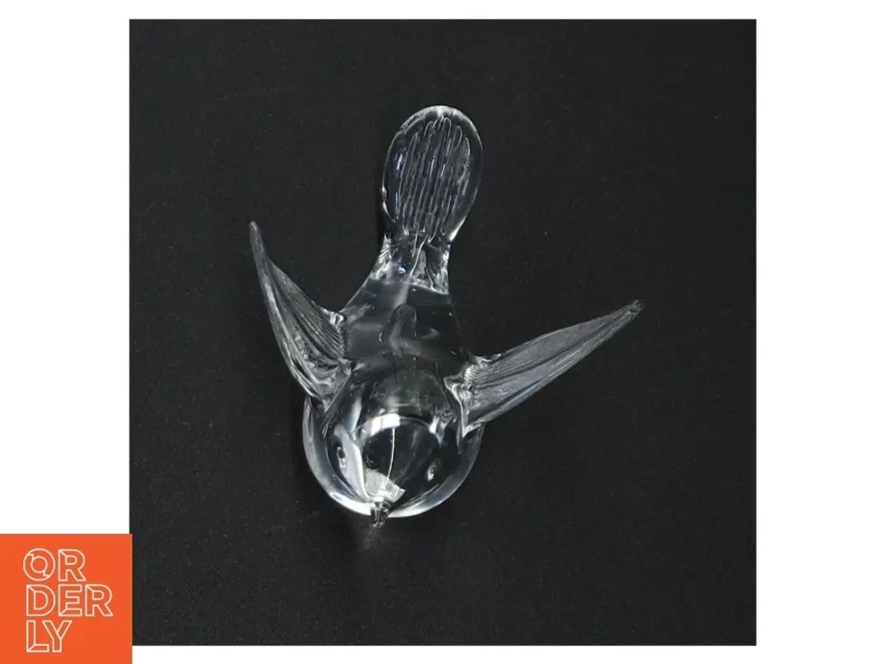 Billede 2 - Glasfugl figur (str. 7 x 9 x 7 cm)