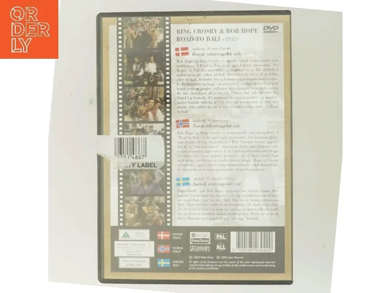 Billede 3 - Road to Bali med Bing Crosby (DVD)