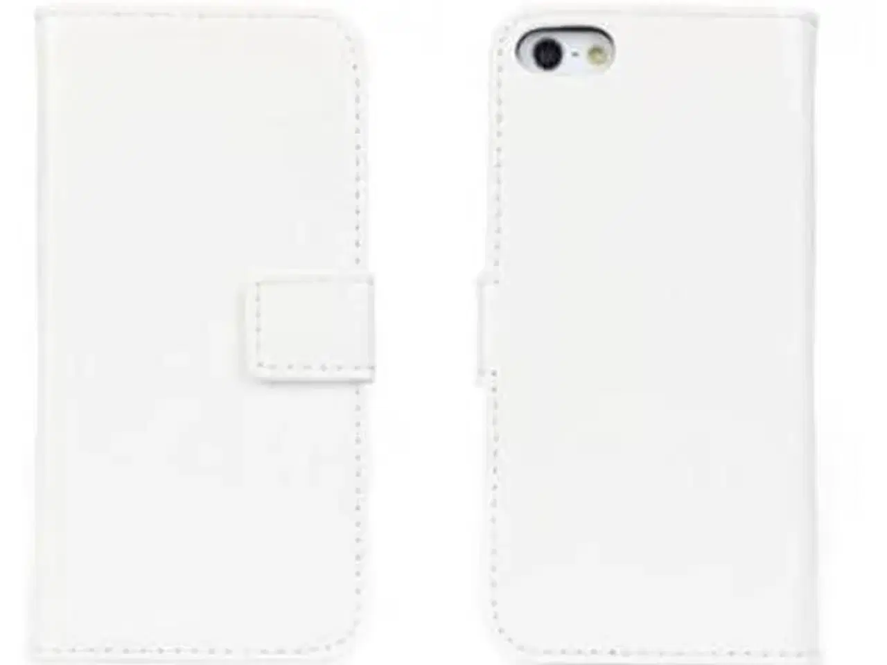 Billede 3 - Hvid flip cover iPhone 5 5s SE 6 6s 7 8 