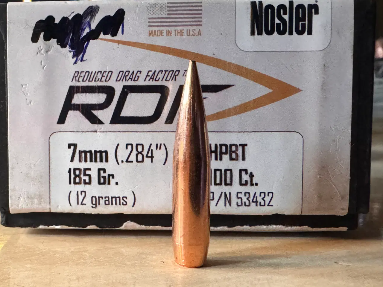 Billede 1 - Projektiler 7mm Nosler RDF 185gr
