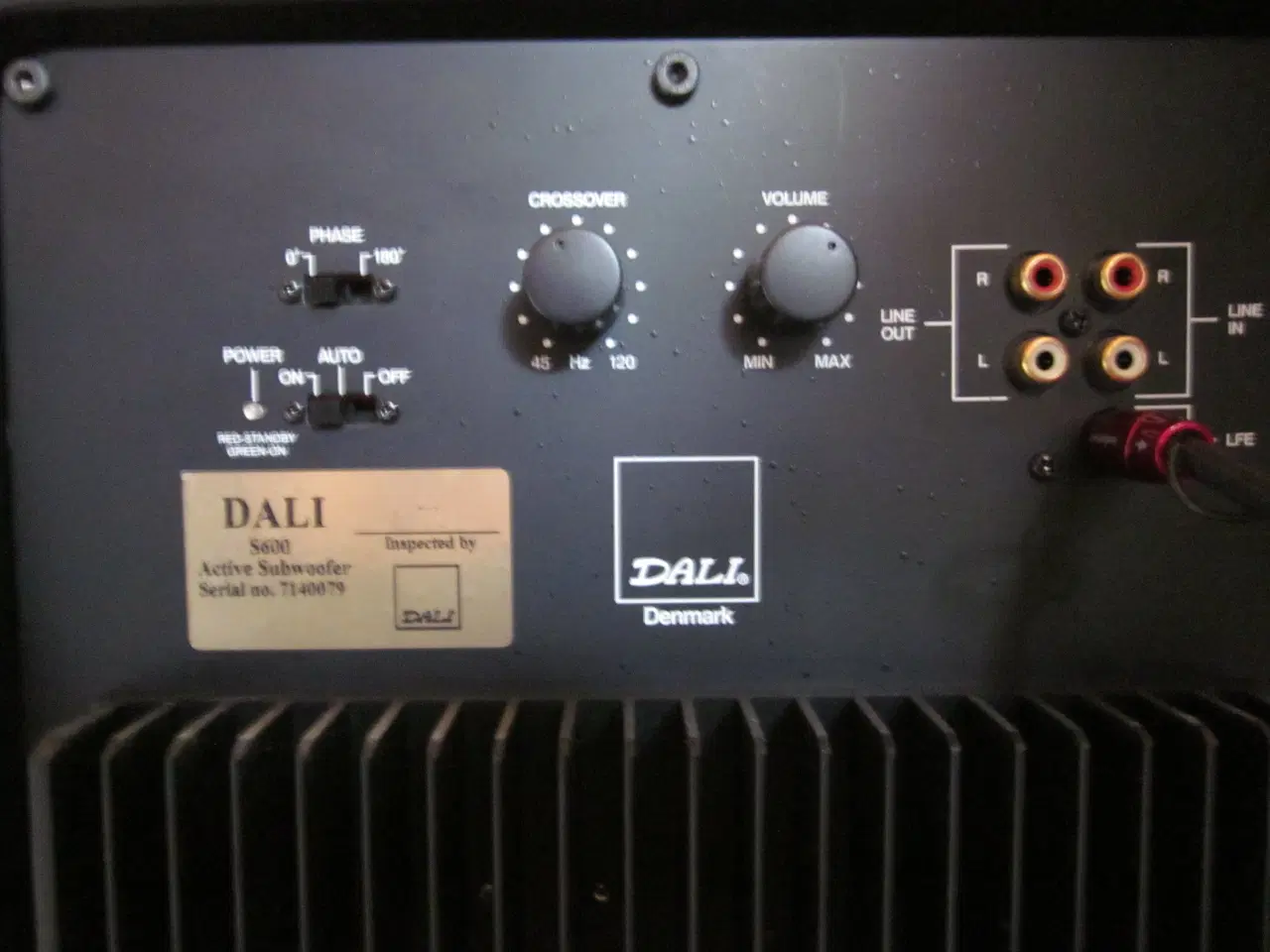 Billede 4 - DALI S600 SUBWOOFER