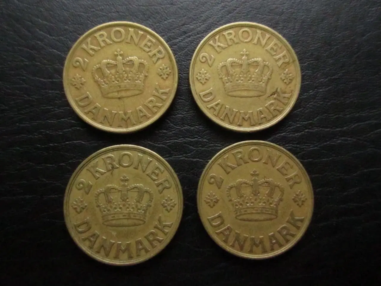 Billede 2 - 2 kr 1925, 1926, 1936 og 1939 Chr. X, 4 stk