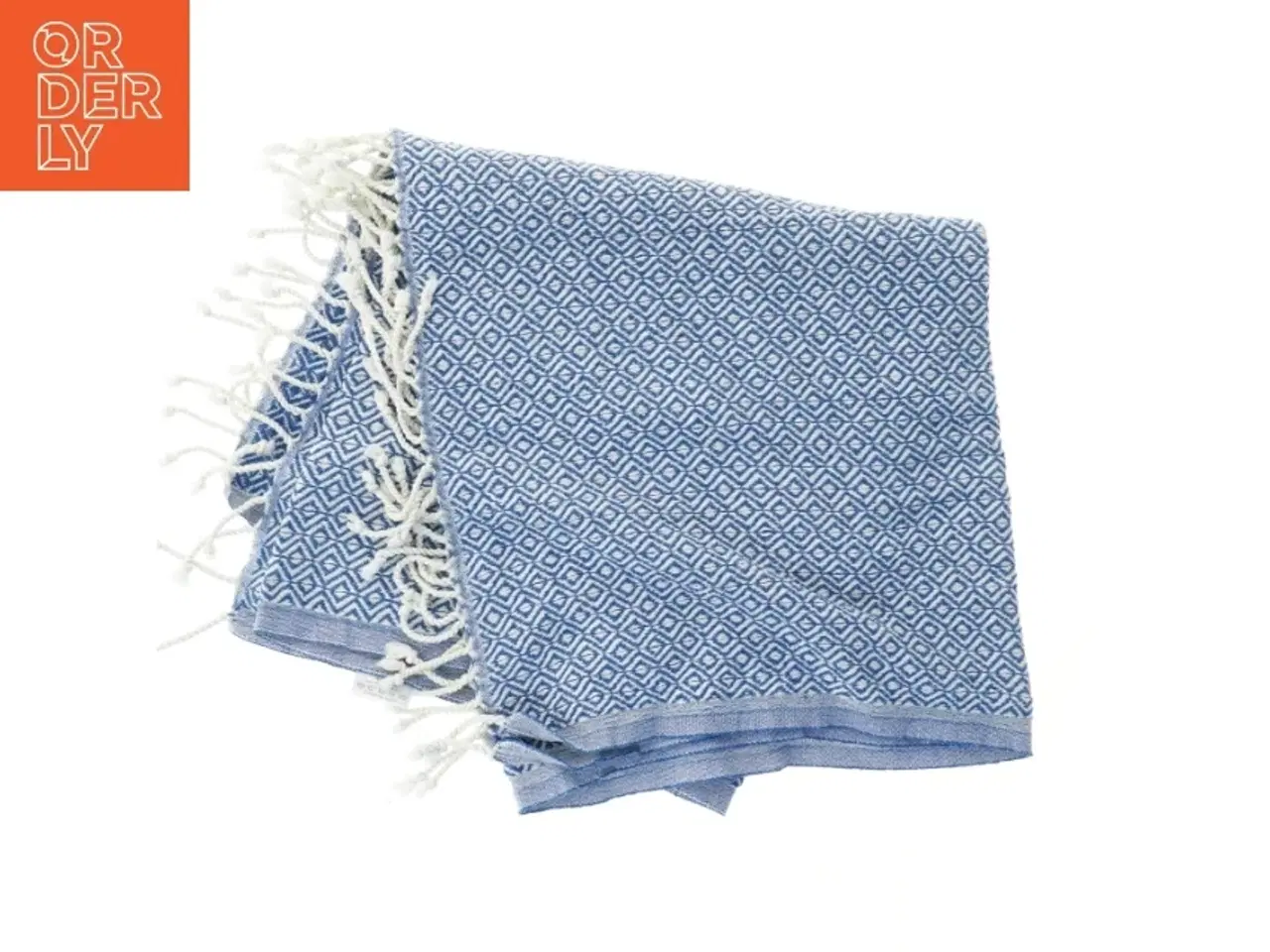 Billede 1 - Håndklæde med geometrisk mønster (str. 154x78 cm)