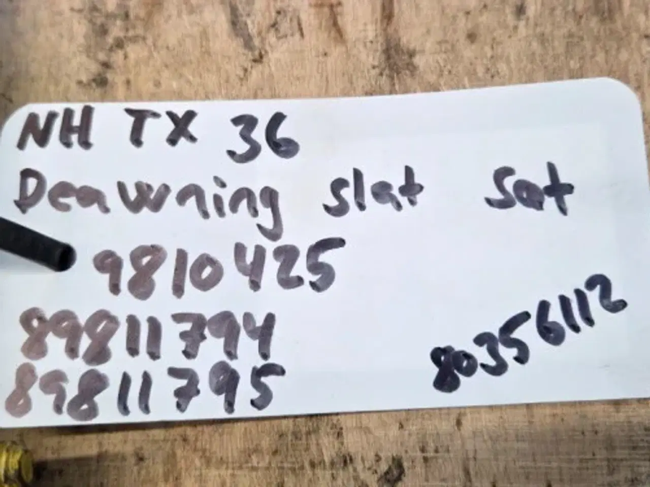 Billede 6 - New Holland TX36 Slagle Sæt 89811794