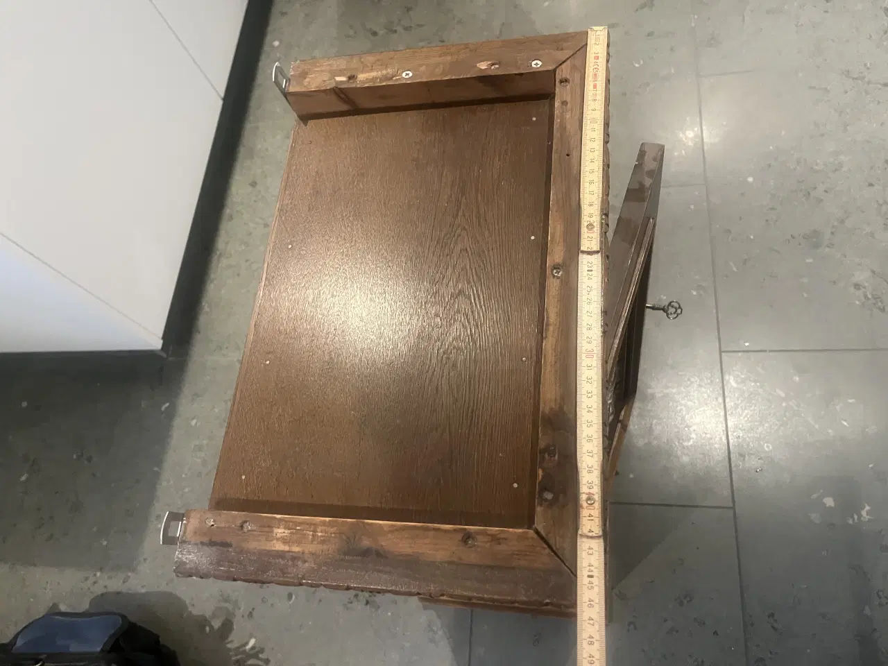 Billede 10 - Vintage barskab m/ udskæring af Moses og de 10 bud