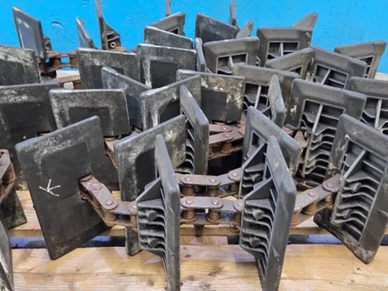 Billede 4 - Claas Lexion 600 Kornelevator Kæde 7572092