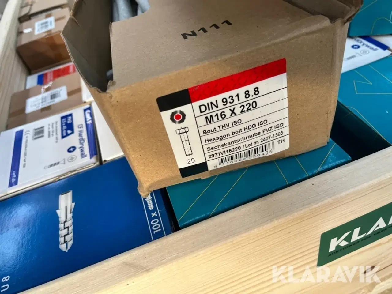 Billede 5 - Lot - skruer, plugs og bolte