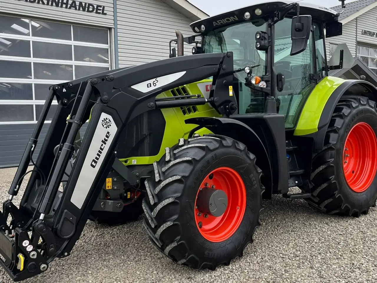 Billede 3 - CLAAS ARION 650 med frontlift og frontlæsser