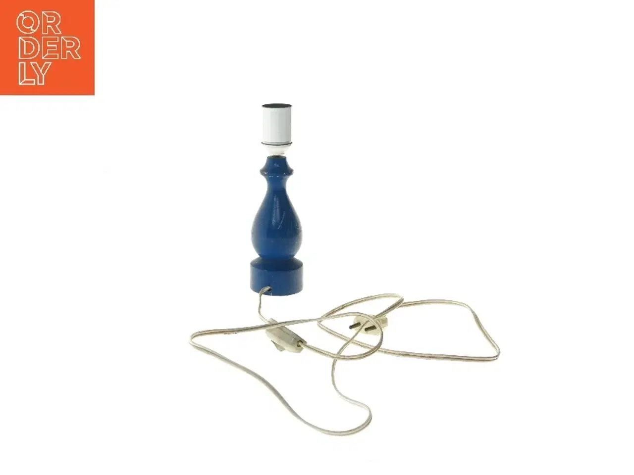 Billede 2 - Blå bordlampe (str. 23 cm)